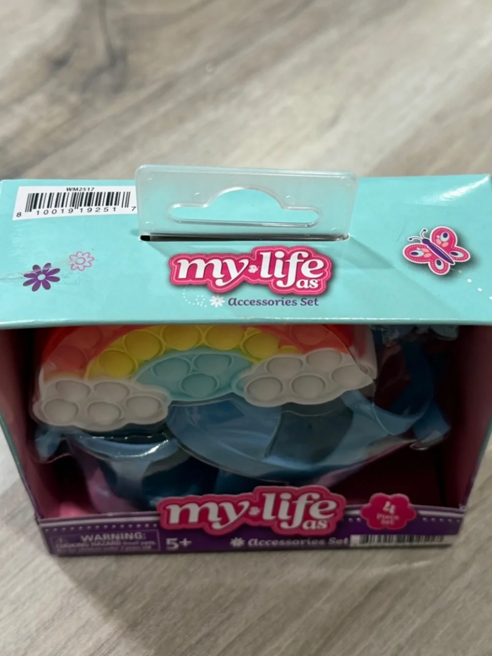 My Life As Rainbow Pop It Purse 4 Pc Doll Accessories Set NIP